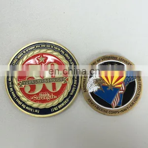 Custom Design Coin as Customized Triathlon / Soccer Sport Coin Engraved / Embossed Zinc Die Cast Coin thumbnail-1
