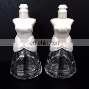 11.5ml Beautiful Skirt-shape Girl Nail Polish Bottle Empty thumbnail-1