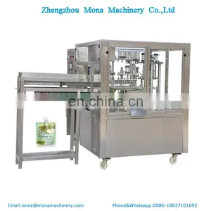 Stainless Steel Jelly Rotary Tea,Liquid Spout Pouch/Stand-up Bag Filling Packaging Machine Price thumbnail-6