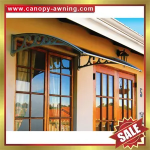 China House Door Window Diy pc Polycarbonate Awning Canopy Shelter Canopies Awnings Cover Sunvisor With Engineering Plastic Bracket for Sale thumbnail-2