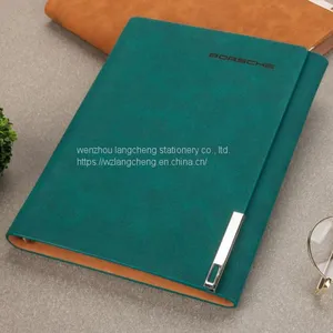 2020 New 6 Ring Bind Notebook Custom a5 Planner Kraft Diary Calendar Card Holder Logo Printing Notebook thumbnail-4