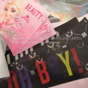 PLASTICLENTICULAR Flexible Lenticular for t Shirt Fabric 3d Sheets Tshirt Soft Custom Flip Lenticular Clothing thumbnail-5