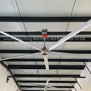 Aluminum Alloy Blade 12ft-24ft Hvls Air Cooler Industrial Large Ceiling Fan thumbnail-3