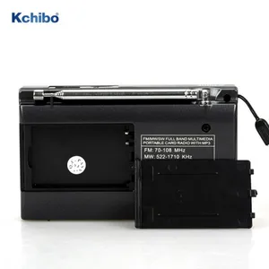 FM AM SW 10 Band MP3 Player Rechargeable Radio With Digital Alarm Clock Support USB , TF Card thumbnail-3