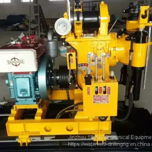 Low Speed Hydraulic Core Drilling Machine , XY-1B Water Borehole Drilling Equipment thumbnail-1