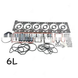 QSL 6L ISL Juntas Medias Superior Engine Spare Parts Upper Gasket Kit Full Gasket Kit 4089978 4089758 thumbnail-1