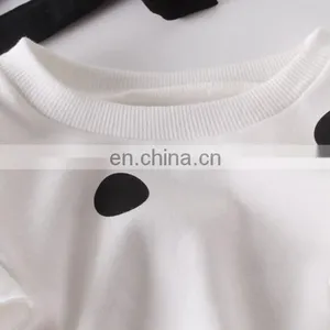 Cheap Wholesale Polka Dots Casual Cotton Baby Rompers Long Sleeve Baby Winter Bodysuits thumbnail-3