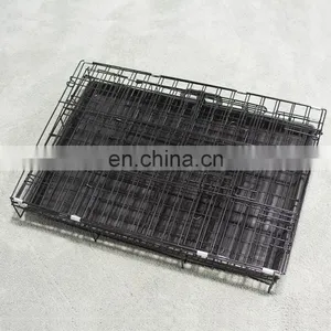 Wholesale Designs Stainless Steel Iron Commercial Wire Cheap Large Metal Pet Dog Kennel Cage For Sale Cheap thumbnail-6