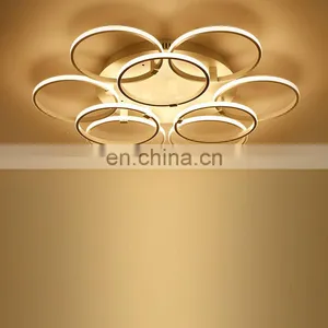 High Quality Warm Romantic Modern Minimalist Home Decor Lighting Round LED Ceiling Lamp Bedroom Light thumbnail-4