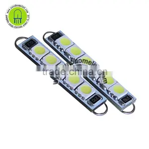 Car Led Rigid Loop 44mm 5050 6SMD LED Bulbs Door Lights Festoon Dome Light Car Dome Light thumbnail-3