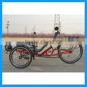 Leisure Three Wheel Recumbent Trike With 20 Inch Wheels thumbnail-3