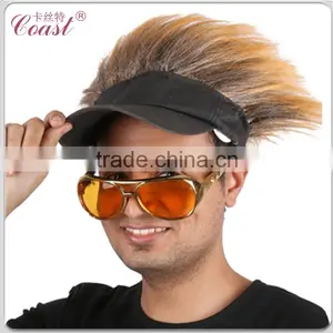 Rasta Dreadlocks Dread Wig Hat Tam Rastafari Costume Jamaica Synthetic Hair Wig thumbnail-1