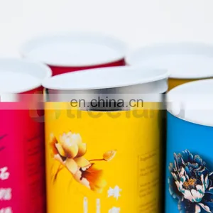 Round Incense Stick Tea Packaging Box With Tin Lid thumbnail-5