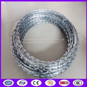 Philippines BTO 22 Razor Wire Hot Dipped Galvanized Combat Razor Tape Wire From China Supplier thumbnail-1