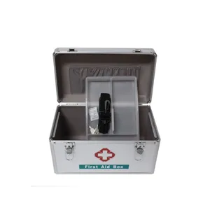 Medical Emergency Home First Aid Kit With Supplies Set Bags Box Travel Waterproof Alloy First Aid Box thumbnail-2