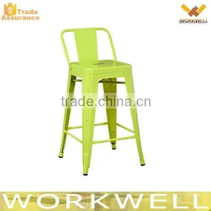 WorkWell Industrial Metal Frame Stackable Bar Chair Kw-St14 thumbnail-3