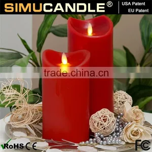 LED Taper Candle With Moving Wick With Timer and Remote Control for Home Decoration thumbnail-3