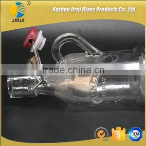 Small Glass Wine Bottle With Handle thumbnail-4