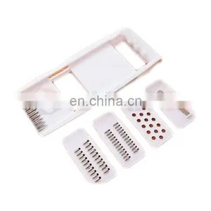 New Design 4 Blades Vegetable Slicer, Fruit Potato Carrot Cucumber Slicer, Chopper Cutter Kitchen Gadget thumbnail-1