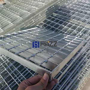 Pressure Resistance Welded Galvanized Open Bar Steel Gratings for Drain Grating Cover thumbnail-2