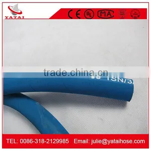 Small Diameter Blue Cloth Rubber Air Compressor Hose thumbnail-5