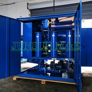 JUNSUN Brand 3000/6000/9000 Liters/Hour Transformer Oil Purifier, MÁQUINA DE PURIFICACIÓN DE ACEITE DE TRANSFORMADOR thumbnail-1
