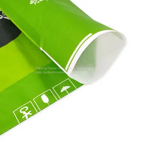 Food Grade Bopp Laminated PP Woven Bags 20kg Load Recyclable For Grain / Corn thumbnail-1