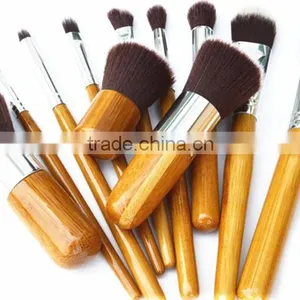 Professional High Quality 11pcs Soft Animal Hair Makeup Brush Set thumbnail-1