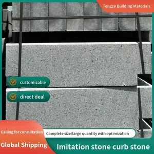 Imitation Stone Stone Road Stone PC Flat Stone Concrete Brick Quartz Brick Pervious Brick Dutch Brick Imitation Marble Through Body Brick thumbnail-2