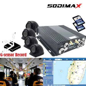 Cheapest SD Mdvr Hybrid Vehicle Car Camera CCTV DVR 4CH Mobile Digital Video Recorder for Trailer Truck Bus thumbnail-1