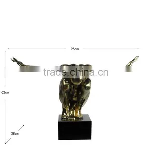 Bronze Polished Gymnast Sculpture for Indoor Decoration thumbnail-1
