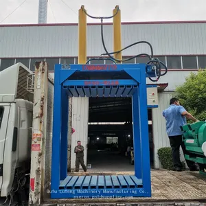 Waste Paper Compression Baling Press, Horizontal Baling Press for Beverage Bottles thumbnail-1