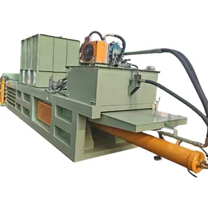 Hydraulic Cardboard Box Waste Plastic Bottle Baler Machine for Wood Cartons Cans Belts Pouches Featuring Pump Horizontal Design thumbnail-2