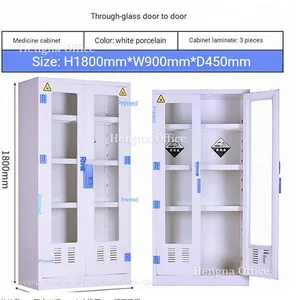 Veterinary Acid Storage Cabinet — Polypropylene for Animal Clinics & Labs | Wipe Clean thumbnail-1