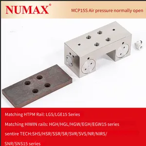 Domestic Numax Pneumatic Normally Open no Type Clamp Mcp15s Rail Locking Mechanism, Linear Rail Clamping Clamp thumbnail-1