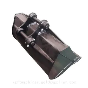 3 Ton Wide 800mm Batter Bucket Universal Fit Flat Bottom Mud Bucket for Mini Excavator thumbnail-3
