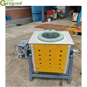 Iron Ore Steel Scrap Industrial Crucible Melting Furnace Medium Frequency Induction Electric Furnace for Melting Metal thumbnail-3