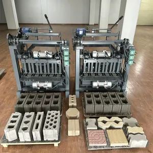 Factory Sale 4-35A Concrete Block Production Line Brick Machine With Cuber System thumbnail-4