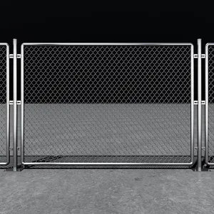 Australian Outdoor Construction Removable Temporary Fencing Panels for Construction Activities and Temporary Fencing at Construction Sites thumbnail-2
