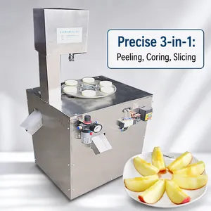 QD-2 Automatic Fruit Pitter and Slicer 3300pcs/h High Volume Apple Core Splitting Machine for Large Scale Food Processing thumbnail-4