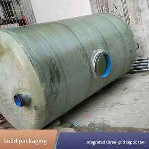 Grp Septic Tanks for New Rural Dry Toilet Renovation - Three - Compartment Prefabricated Products, Buried Sewage Treatment Tanks thumbnail-2