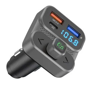 OEMBC95 New Product QC18W and PD18W Bluetooth Car Charger And BT FM Transmitter With U-Disk 95 thumbnail-2