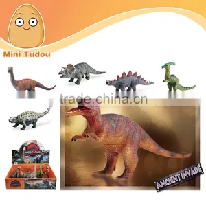 2015 Hot Cartoon Kid Toys Style Vinyl Plastic Sets Dinosaurs Park Ancient Invade Toy thumbnail-1