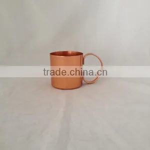 14oz Copper-coated Aluminun, Russian Moscow Mule Mug, Anodized Cups thumbnail-1