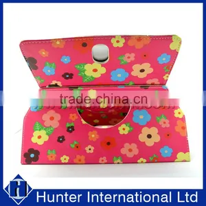Printed Flower Universal 8" Rotating Tablet Case thumbnail-2