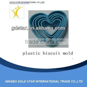 Heart Shaped Romantic Plastic Biscuit Mold thumbnail-1