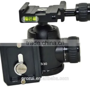 1/4" Screw Photography Camera Tripod Ball Head 360 Degree Fluid Rotation Ballhead For DSLR Camera thumbnail-2