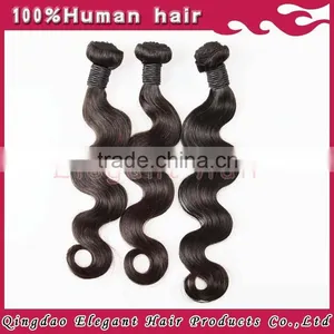 No Tangle Hair Free Part Middle Part Can be 3 Part Closure With Bundles thumbnail-4