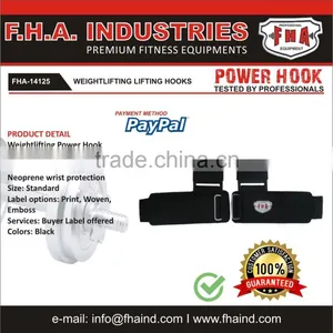 Power Weight Lifting Hooks - Best Weightlifting Strap Hooks for Gym Training Workout Like Deadlift & Shrugs thumbnail-1