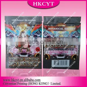 Custom Mylar Herbal Incense Potpourri Bag With Zipper/plastic Foil Zipper Bag thumbnail-1